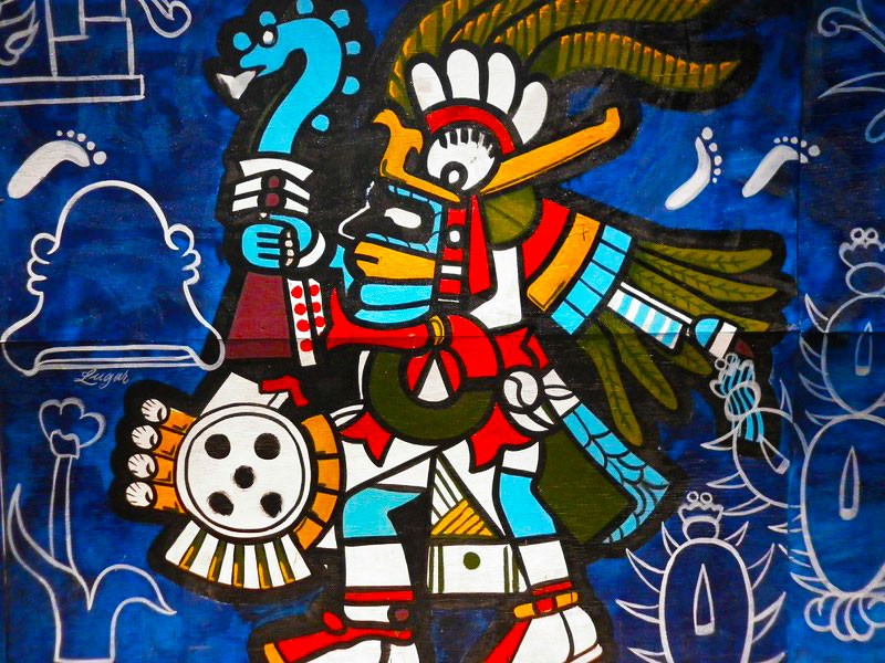 Gott Huitzilopochtli